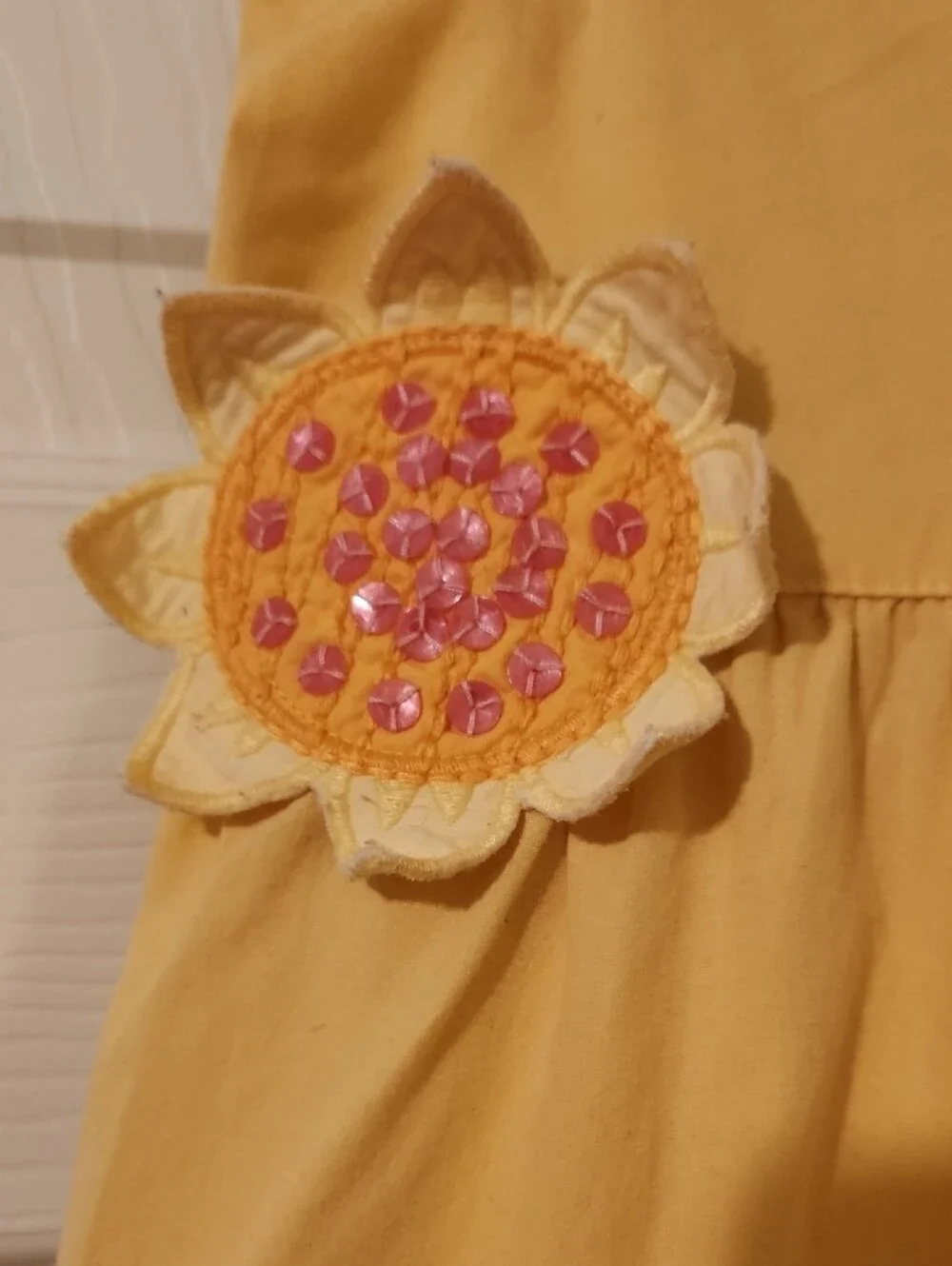 VTG Cotton Gymboree Yellow Sunshine Skirt Sz 8